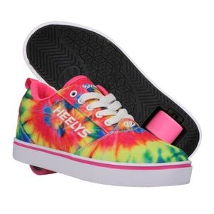Heelys 20 Pro Neon Tye Dye Wheeled Shoes